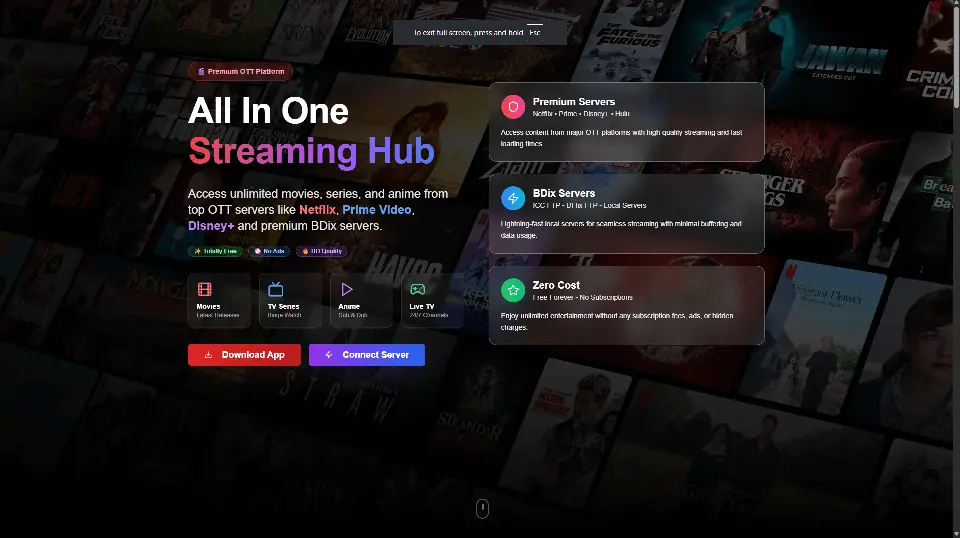 Movie Landing Page project
